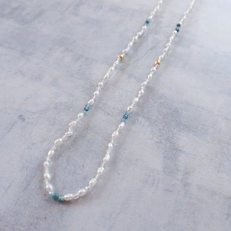 Pieni Necklace -blue- N48