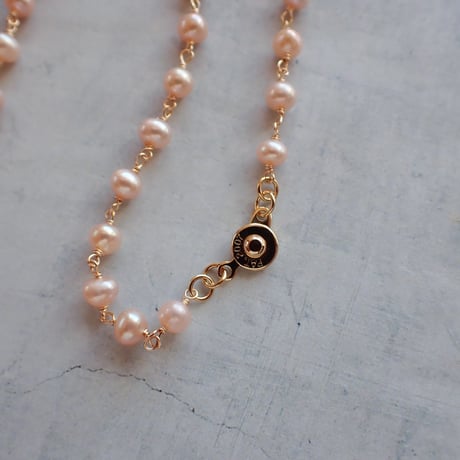 pink × pink necklace - N88