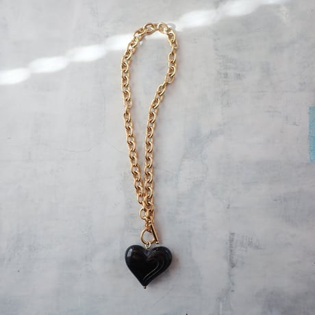 Heart motif SUS Chain Pendant NC - N62