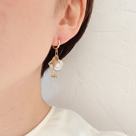 Mix Stones Earring - Yellow - E103