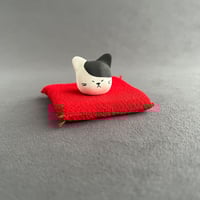 猫の根付け「猫付け（ねつけ）」ブチ | かるた商店