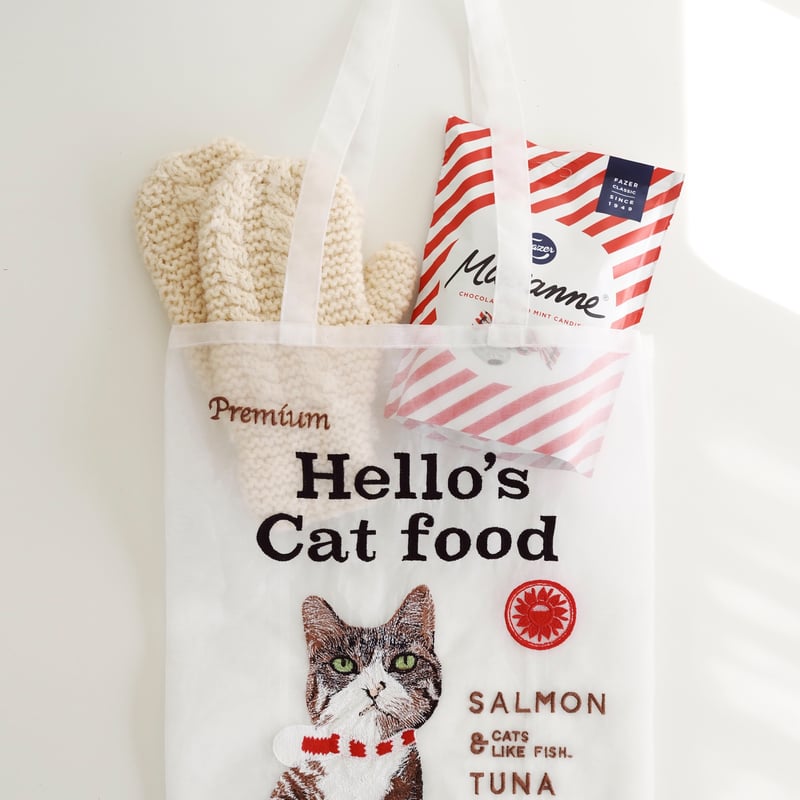 BRIGITTE TANAKA Organza bag／Hello's Cat food |