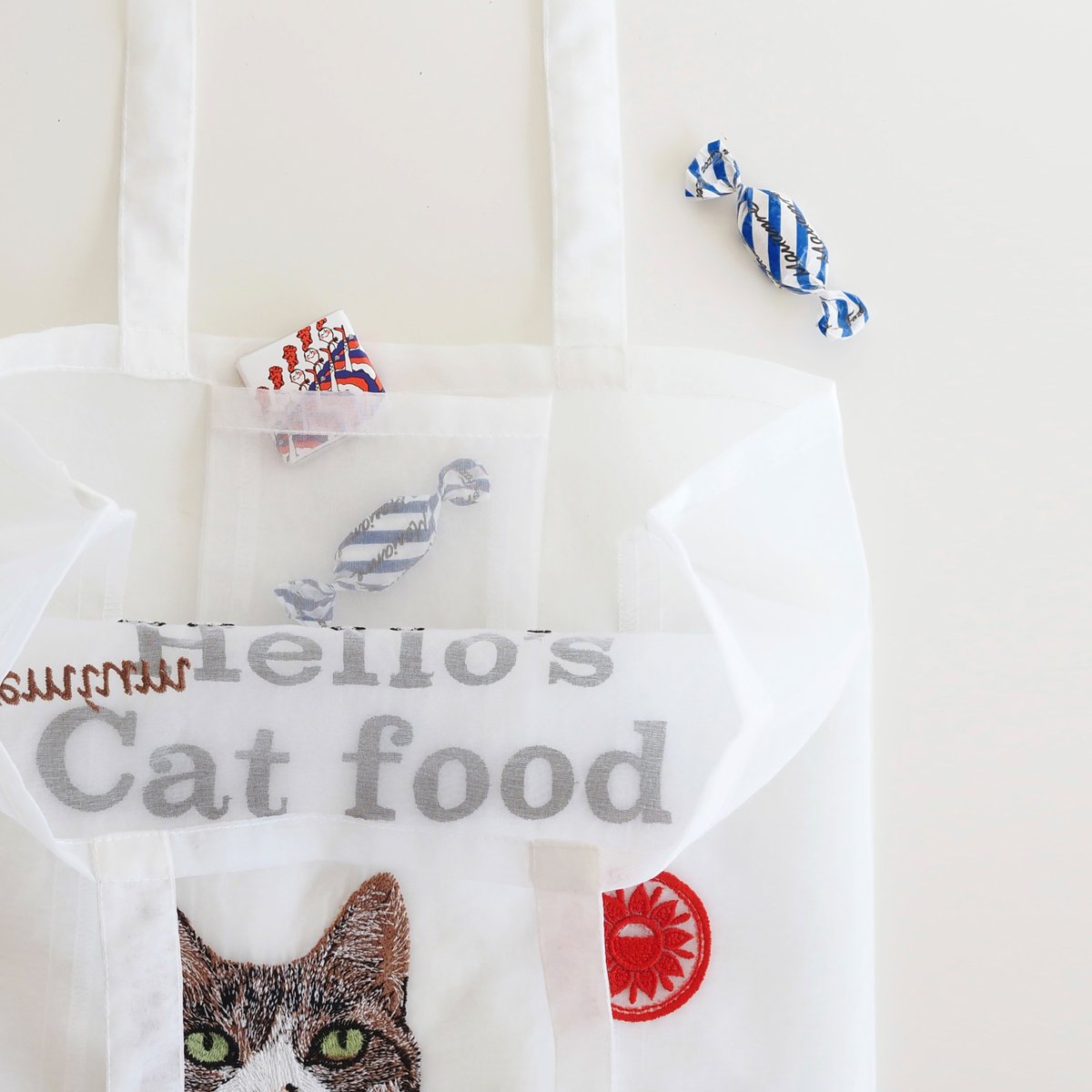 BRIGITTE TANAKA Organza bag／Hello's Cat food |