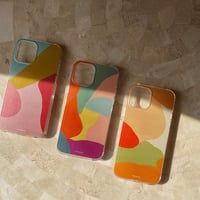 Heart pattern Clear iPhone Case