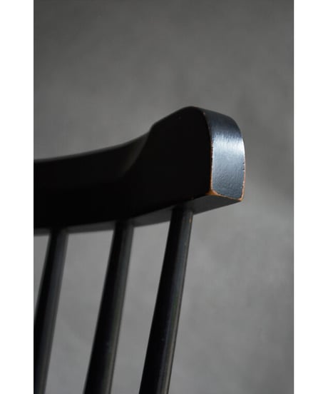 09-CH212166B　Used Dining Chair Black-B