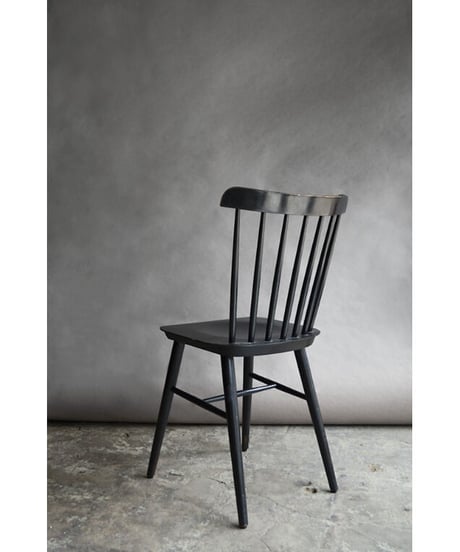 09-CH212166B　Used Dining Chair Black-B