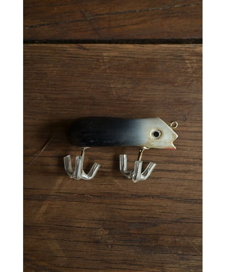 09-GO714202B /Vintage wood fishing lure old-B Swimming Mouse 1940