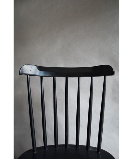 09-CH212166B　Used Dining Chair Black-B