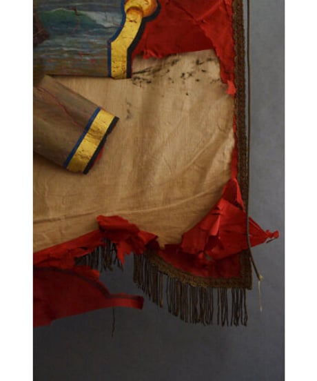 09-MT324361 Banner flag mason standish lodge