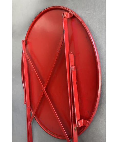 09-TA132090red　used garden table