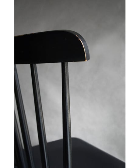09-CH212166B　Used Dining Chair Black-B