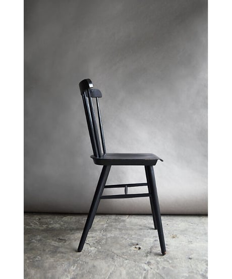 09-CH212166B　Used Dining Chair Black-B