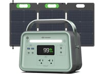 固体電池 ポータブル電源 ソーラーパネルセット  （B300 SST 241Wh SP100）
