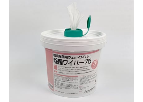 【高濃度エタノール使用】除菌ワイパー７５ 　ＥＸＶ０７（容器入）２８０枚巻×４個入
