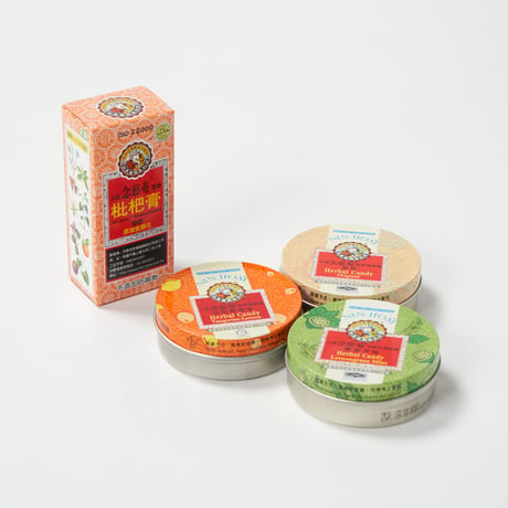 枇杷喉糖(枇杷のど飴)｜60g・約24個入｜京都念慈菴【台湾食品】