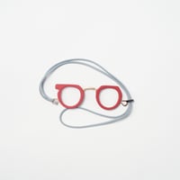 "Ciqi" Peep Glasses Red