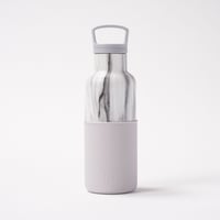 HYDYおしゃれ保温ボトル16oz　WhiteMarble&CloudyGrey
