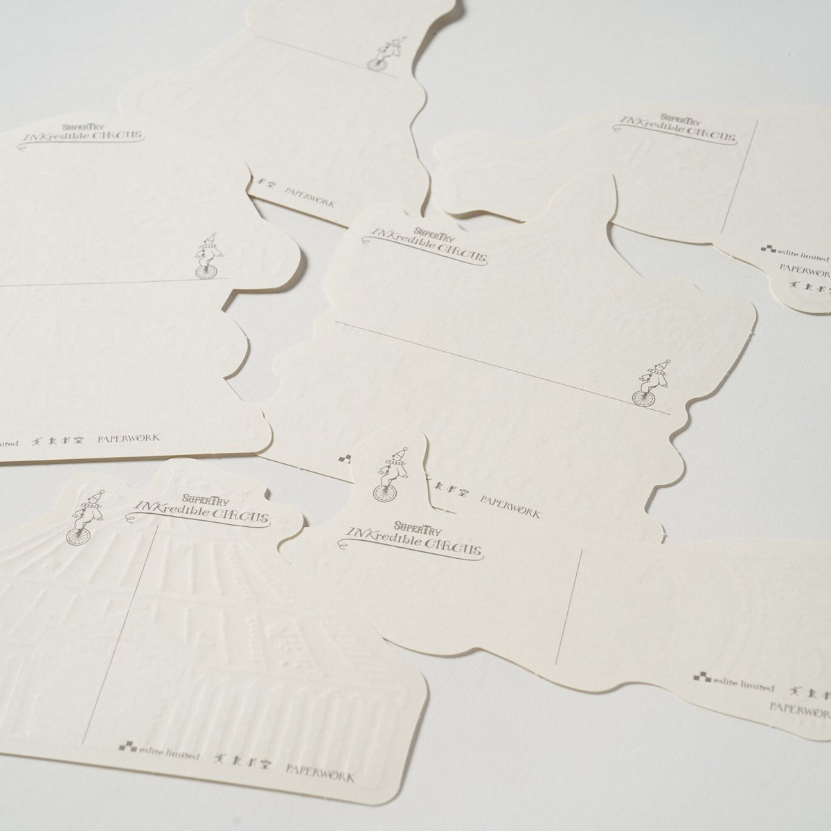 九ポ堂 X PAPERWORK ダイカットハガキ 6種セット【SUPERTRY限定 九ポ堂 X PAPERWORK ダイカットハガキ 6種セット【SUPERTRY限定