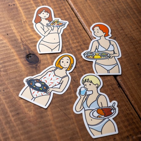 BIJIN CURRY CALENDAR 2024 STICKER SET