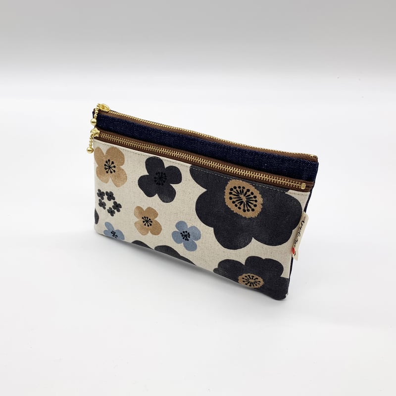 ダブルファスナーポーチ | りんごの木