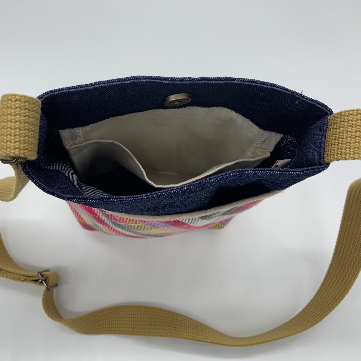 さをり織り　襟付きジャケット　一点物　ハンドメイド　美品 8575910fb7cefaf7daae0ea01c5a41