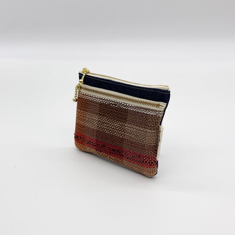 さをり・ダブルファスナーポーチミニ | りんごの木