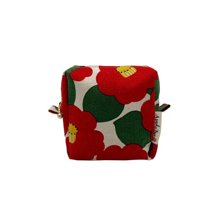 544 ポーチ　(りんご) ハンドメイド　ラミネート　ポーチ 544 ポーチ (りんご) ハンドメイド ラミネート ポーチ 栃木レザーの