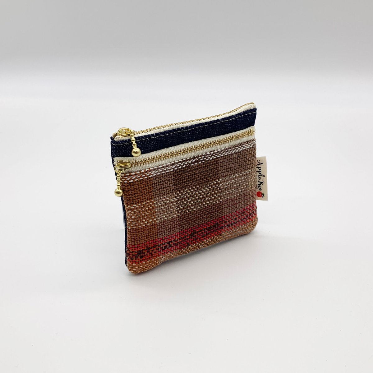 ハンドメイド にゃんダフル・ミニポーチ（FM-56） ハンドメイド にゃん