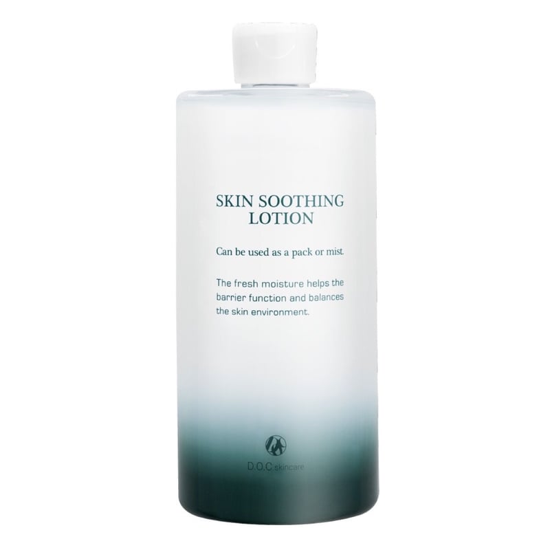 ドックスキンケア　スージングローション 500ml コットン60枚付 D.O.C skincare SKIN SOOTHING LOTION / スキンスージングロ
