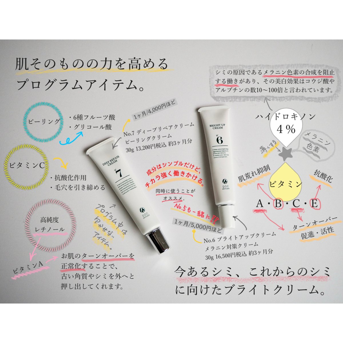 D.O.C BRIGHT UP CREAM N°6 30g D.O.C BRIGHT-UP CREAM N°6 30g