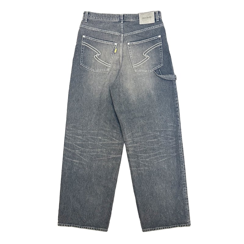 BUGGY DENIM PANTS / BLACK | SKINS ONLINE STORE BUGGY DENIM PANTS / BLACK | SKINS ONLINE STORE