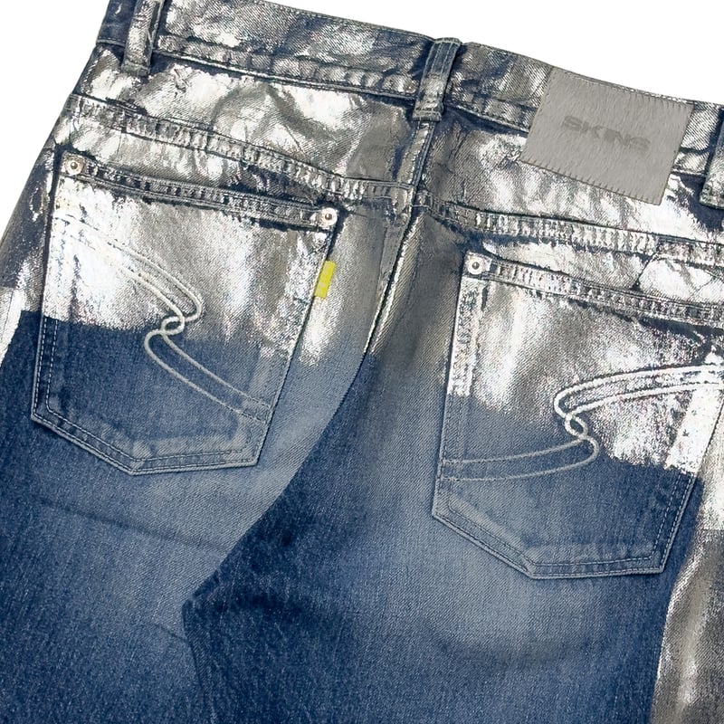 FOIL DENIM PANTS / INDIGO | SKINS ONLINE STORE