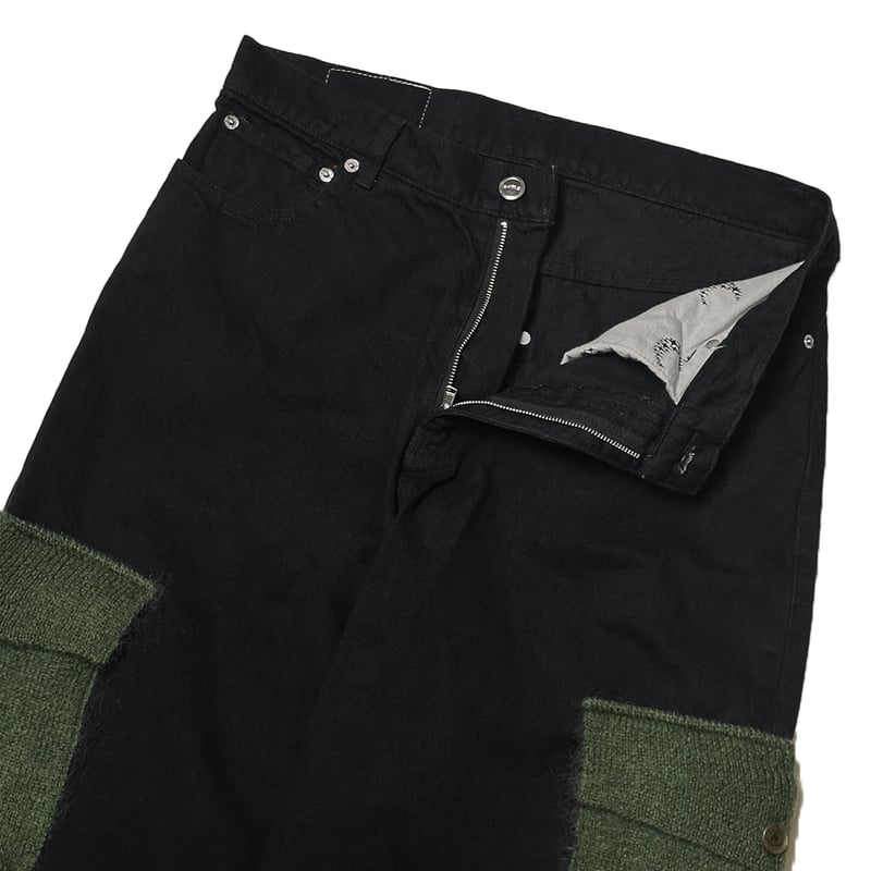 POCKET BUGGY DENIM PANTS / BLACK | SKINS ONLINE POCKET BUGGY DENIM PANTS / BLACK | SKINS ONLINE