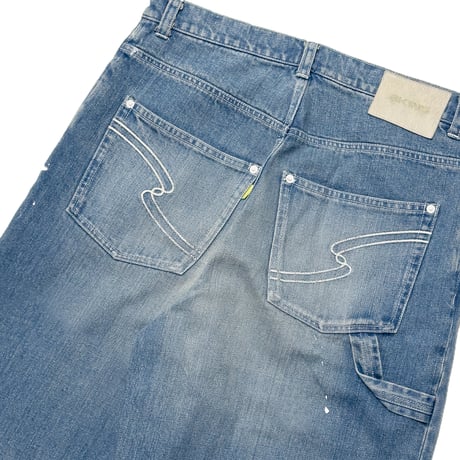 SPLASH BUGGY DENIM PANTS / INDIGO