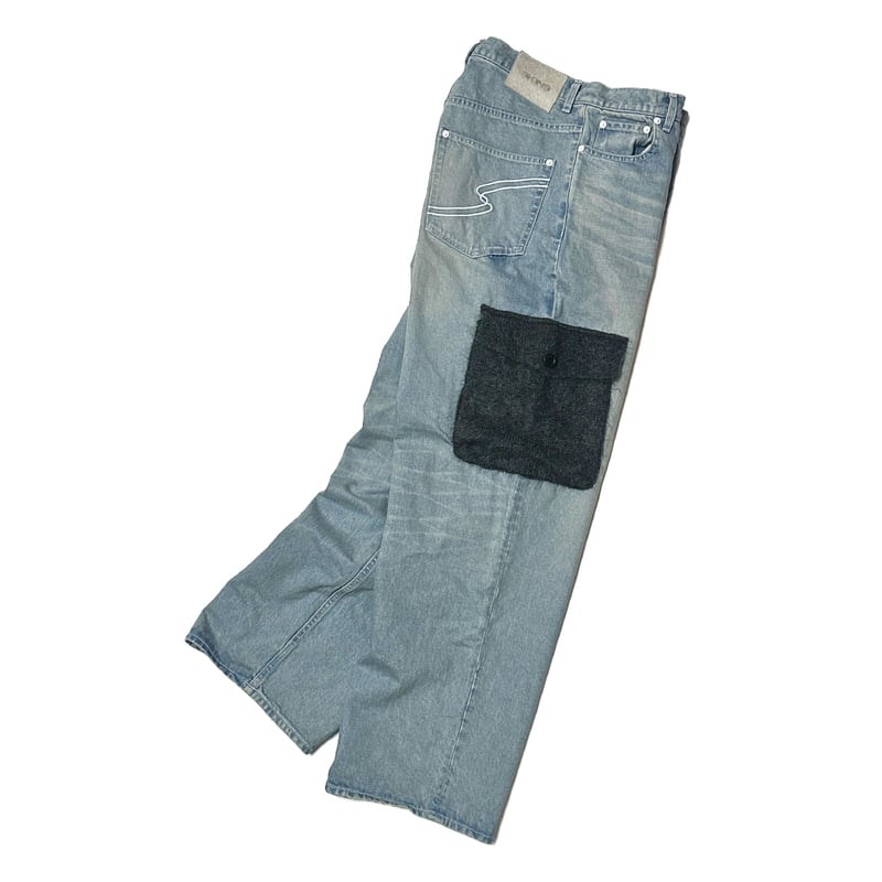 POCKET BUGGY DENIM PANTS / INDIGO | SKINS ONLIN