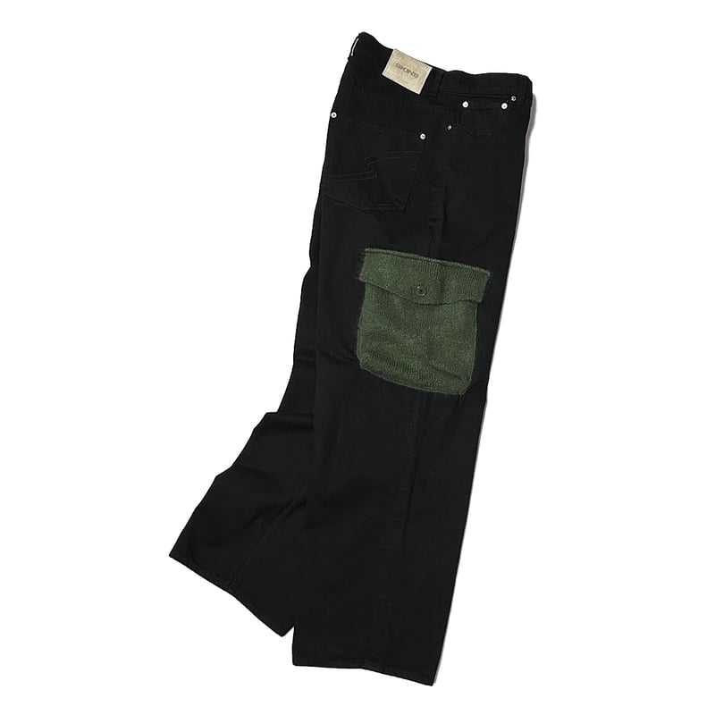 POCKET BUGGY DENIM PANTS / BLACK | SKINS ONLINE POCKET BUGGY DENIM PANTS / BLACK | SKINS ONLINE