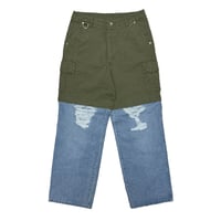 SPLASH BUGGY DENIM PANTS / BLACK | SKINS ONLINE