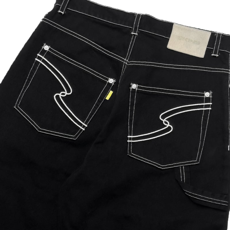 SPLASH BUGGY DENIM PANTS / BLACK | SKINS ONLINE SPLASH BUGGY DENIM PANTS / BLACK | SKINS ONLINE