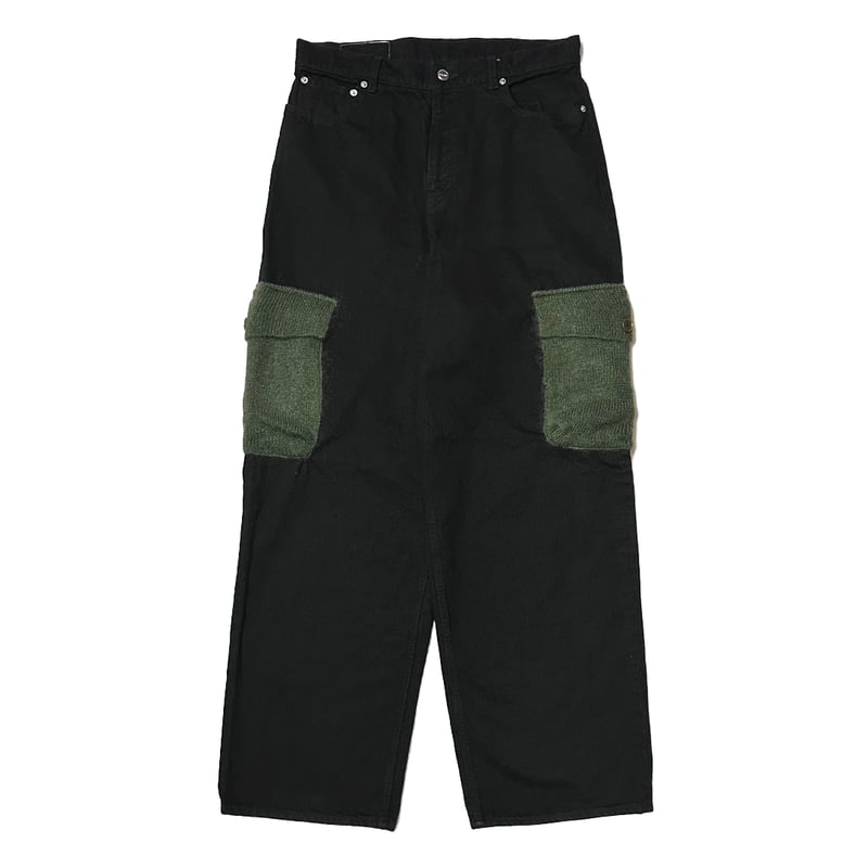 POCKET BUGGY DENIM PANTS / BLACK | SKINS ONLINE POCKET BUGGY DENIM PANTS / BLACK | SKINS ONLINE