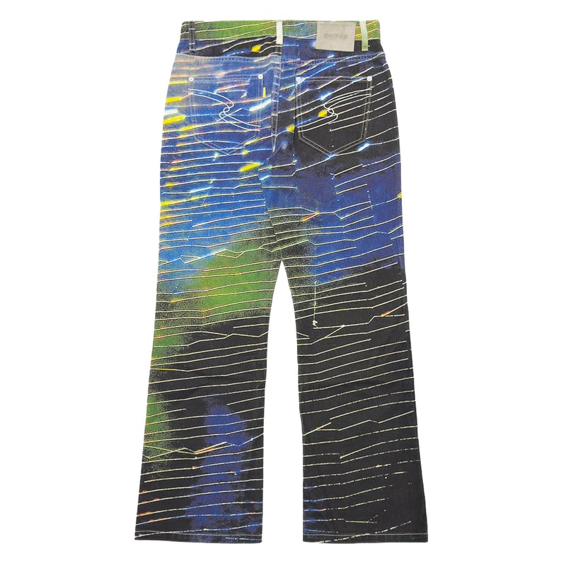 SPIDER WEB DENIM PANTS / MULTI | SKINS ONLINE S SPIDER WEB DENIM PANTS / MULTI | SKINS ONLINE S