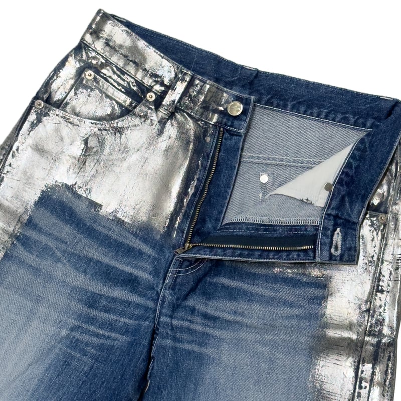 FOIL DENIM PANTS / INDIGO | SKINS ONLINE STORE