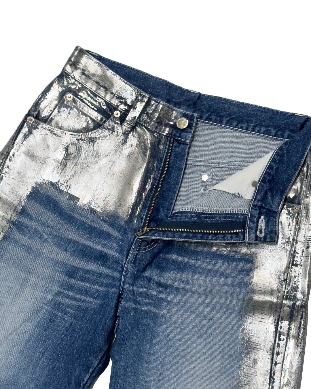 FOIL DENIM PANTS / INDIGO | SKINS ONLINE STORE