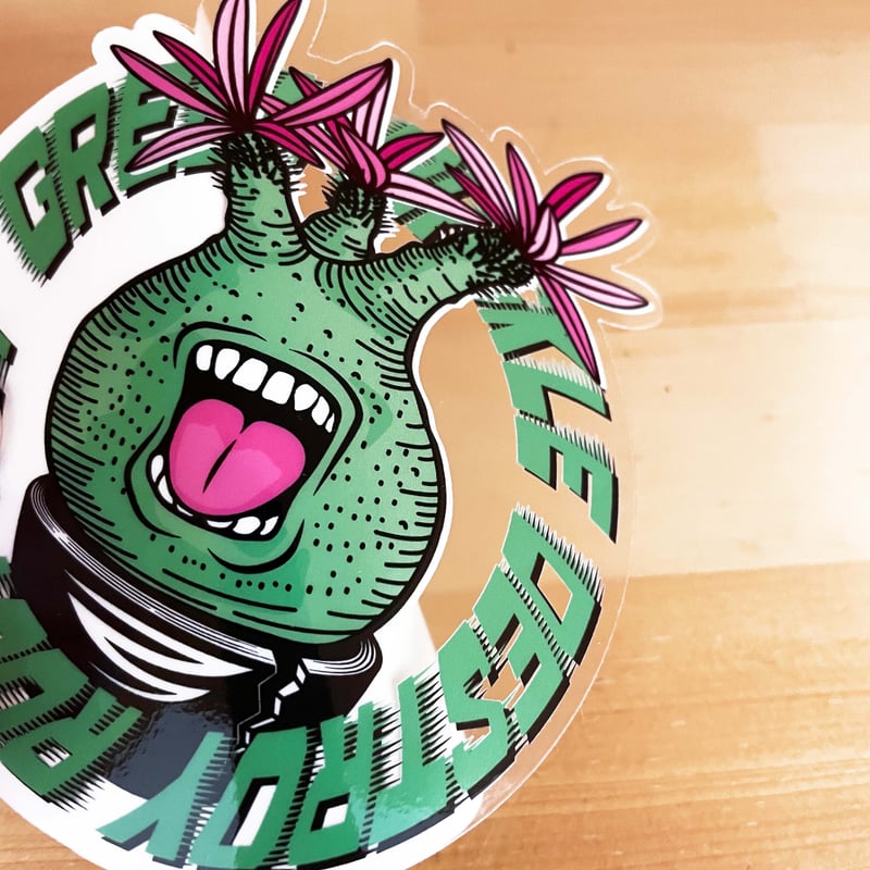 スクリームステッカー （クリア）【4種】 | ファーニーズ商店