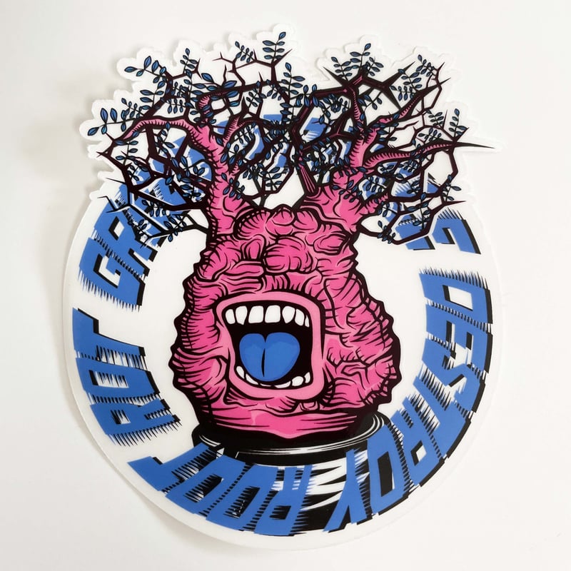 スクリームステッカー （クリア）【4種】 | ファーニーズ商店