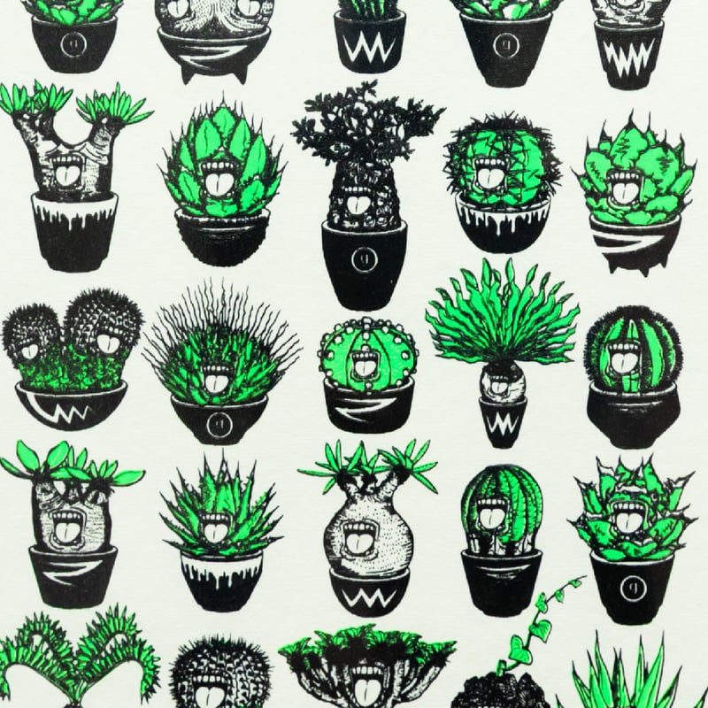 SCREAM PLANTS TOUR シルクスクリーン フレーム付きポスター | ファー