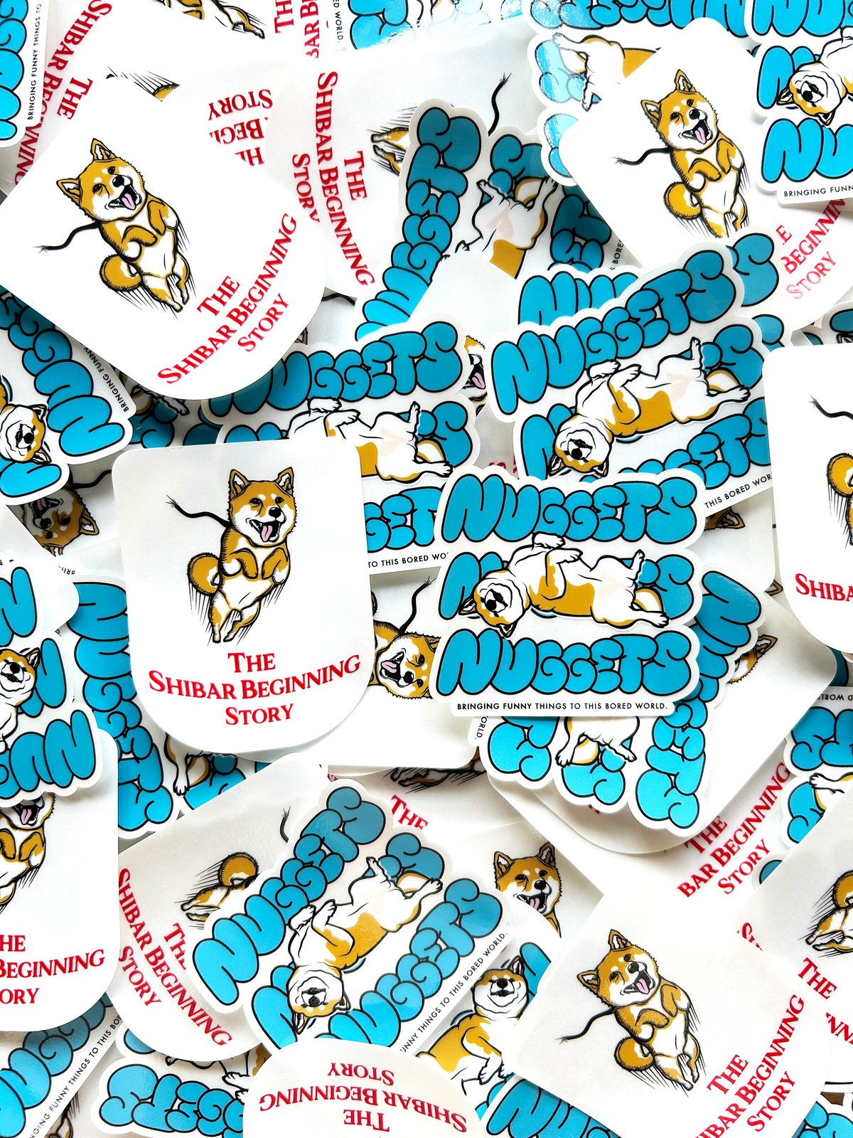 NUGGETS 透明ステッカー【2種】 | ファーニーズ商店