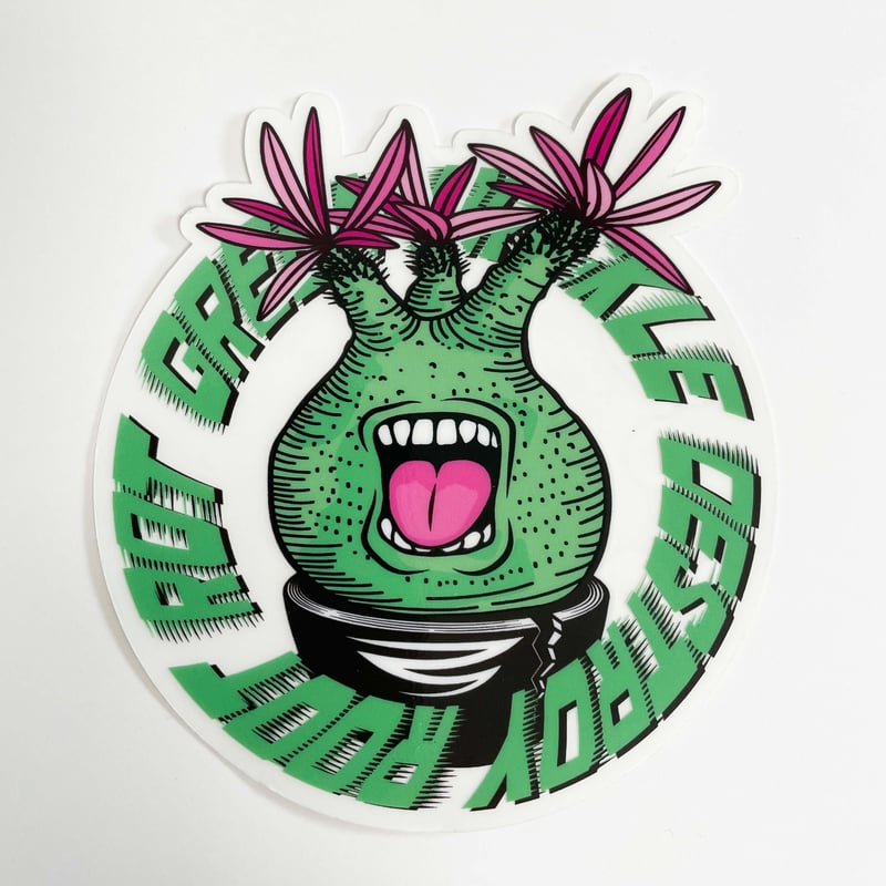 スクリームステッカー （クリア）【4種】 | ファーニーズ商店