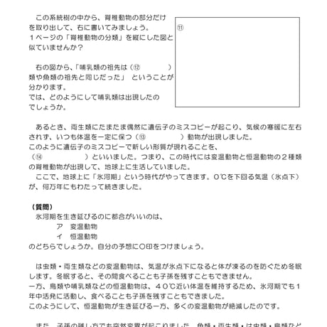 進化のしくみ