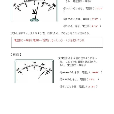電圧のイメージをつくる
