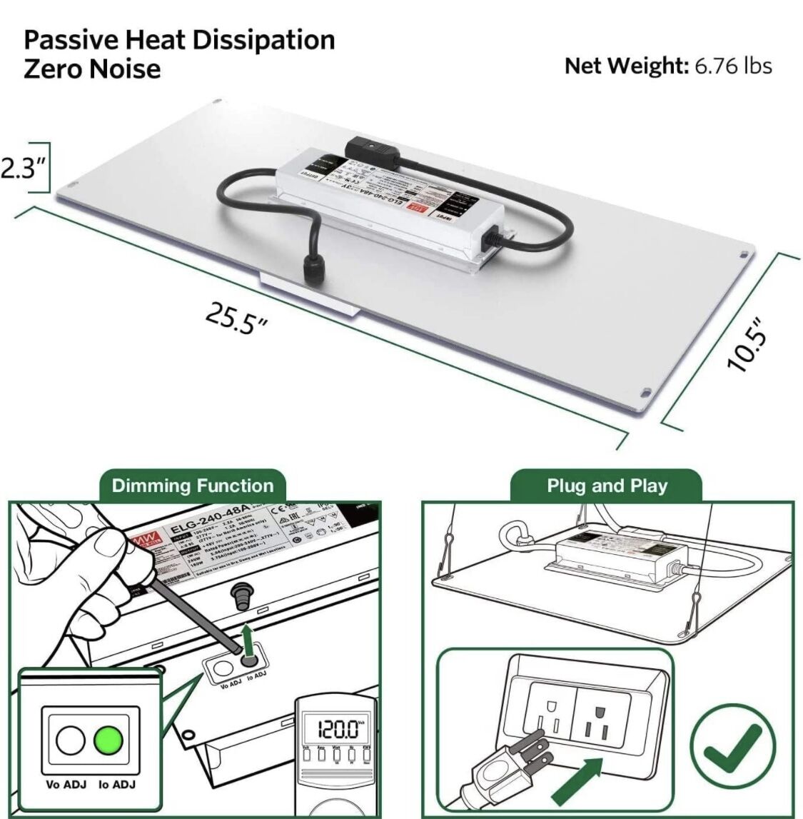 spiderfarmer SF-1000 EVO【正規代理店保証付】 2025 SF1000 Samsung 301H EVO LED Grow Light | Spider Farmer
